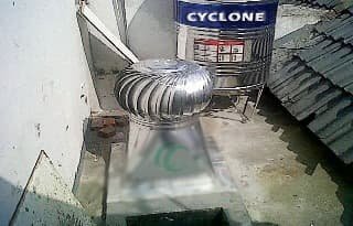 Pemasangan Turboair Turbine Ventilator proyek 63